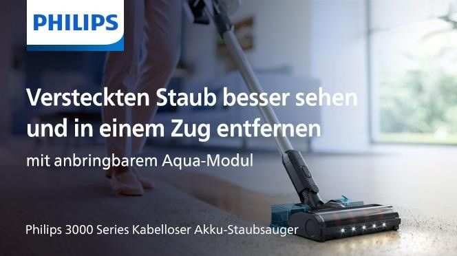 Philips 3000 series XC3133/01 Kabelloser Akku-Staubsauger