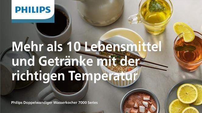 Philips 7000 series HD9396/90 Doppelwandiger Wasserkocher