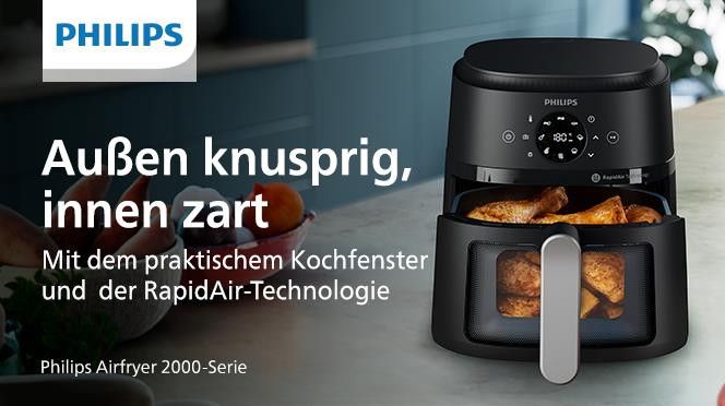 Philips 2000 series NA221/00 Airfryer 4,2 L (Silber)