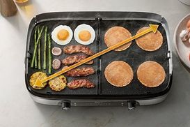 Große Grillfläche
