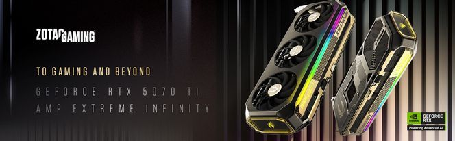 ZOTAC GAMING GeForce RTX 5070 TI AMP EXTREME INFINITY
