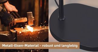 Stabiler Metallsockel für Sicherheit und Haltbarkeit