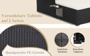 Praktische klappbare Tabletts