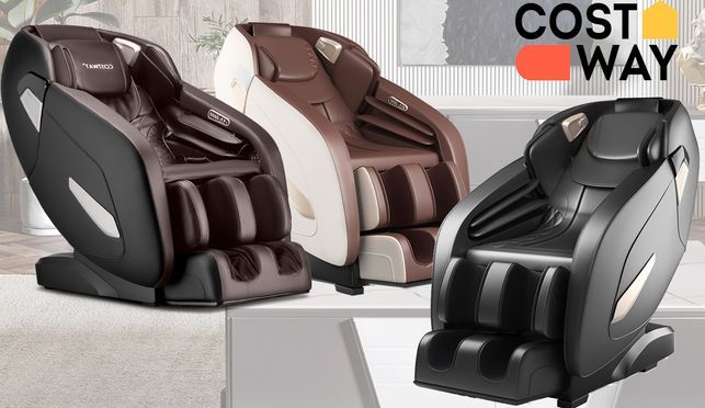Zero Gravity SL Track Massagesessel mit Heizung von COSTWAY