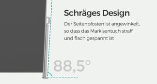 Schräges Design