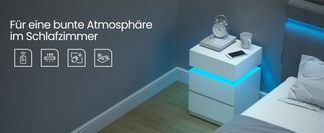 Für eine bunte Atmosphäre im Schlafzimmer