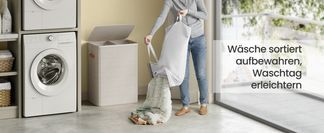 Wäsche sortiert aufbewahren, Waschtag erleichtern