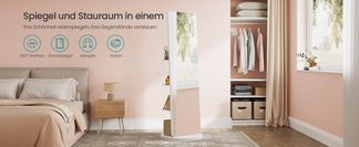 Spiegel und Stauraum in einem