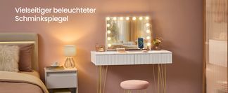 Vielseitiger beleuchteter Schminkspiegel