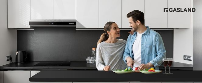 Gasland SR60SS Dunstabzugshaube 60cm breit 3 Stufen Touch Control