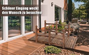 Auffällige dekorative Brücke