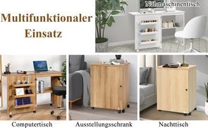 Geräumiger Schreibtisch und großer Stauraum