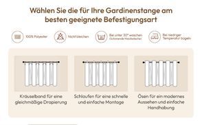 Verschiedene Aufhängungen verfügbar