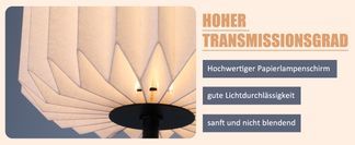 Hochwertiger Lampenschirm für angenehmes Licht