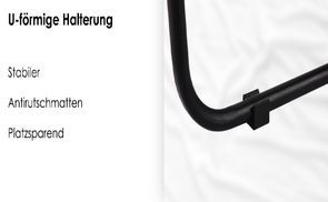 U förmige Halterung