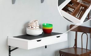 Multifunktionaler Wandtisch