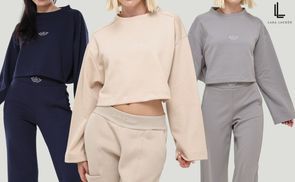 Neutrale Töne – CALA Sweatshirt in Beige, Grey und Navy