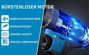Powerful Robust Motor, Max 45NM for Versatile Use