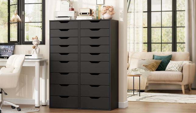 Schwarze Kommode von Homfa