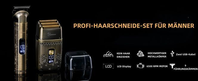 Professionelles Folienrasierer und Haartrimmer Set