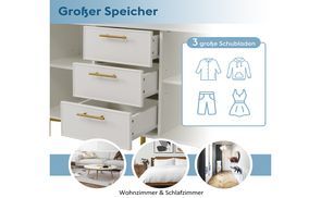 Schrank mit 3 Schubladen – Stauraum für Wohn & Schlafzimmer