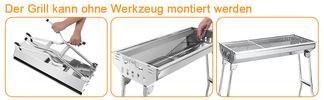Tool Free Assembly in Seconds!