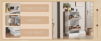 Praktische Unterteilung und Klappenfunktion