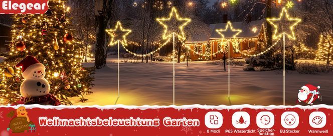 Elegear Weihnachtsdeko: Steigern Sie die festliche Atmosphäre Ihres Gartens