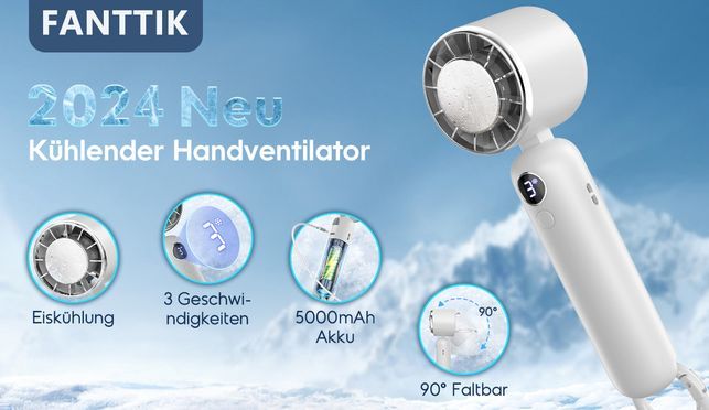FANTTIK F17 Tragbarer Handventilator