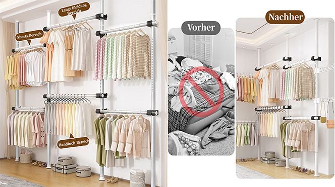 Vellora Kompakter Kleiderständer