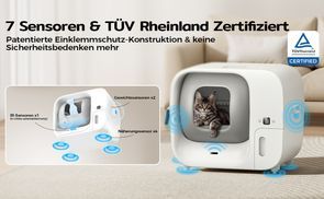 7 Sensoren & TÜV Rheinland Zertifiziert