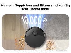 Haare werden aus Spalten und Teppichen entfernt