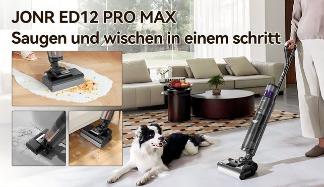 Jonr ED12 Pro Max Nass Trocken Staubsauger Geschickt, geschmeidig, gründlich