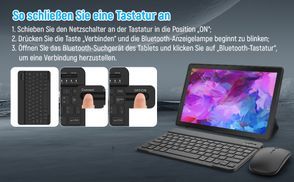 So schlieBen Sie eine Tastatur an
