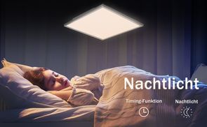 Timerfunktion und Nachtlichtmodus