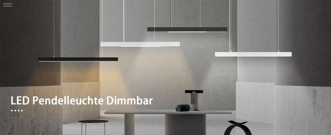 Moderne LED Pendelleuchte mit starker Leuchtkraft