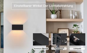 Reflektor leicht beweglich für variable Strahlwinkel