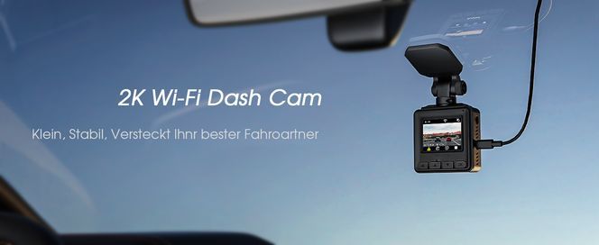 2K Wi Fi Dashcam – Perfekter Fahrbegleiter