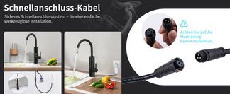Sicheres Schnellanschluss Kabel für einfache Installation