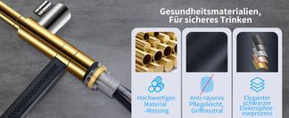 Küchenarmatur aus massivem Messing