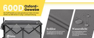 Robuster 600D Oxford Stoff
