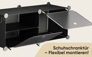 Schuhschranktür – Flexibel montieren