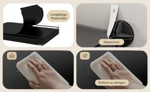 Langlebiges Design Einfach zu reinigen und pflegeleicht