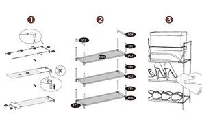 Schnell aufgebaut – Schuhregal fix fertig!