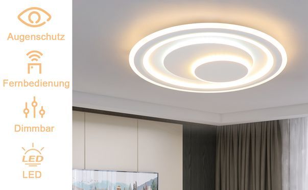 NETTLIFE Neueste Dimmbar Design Deckenleuchte