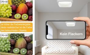 Flimmerfreie Beleuchtung