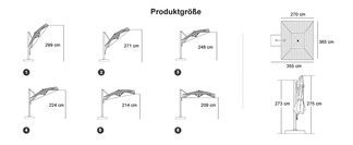 Perfekte Dimensionen für jede Terrasse