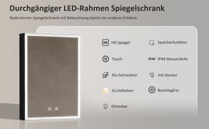 LED Multifunktion Spiegelschrank