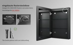 eingebaute Rasiersteckdose