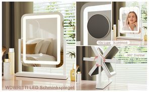 WDWRITTI LED Multifunktionspiegel